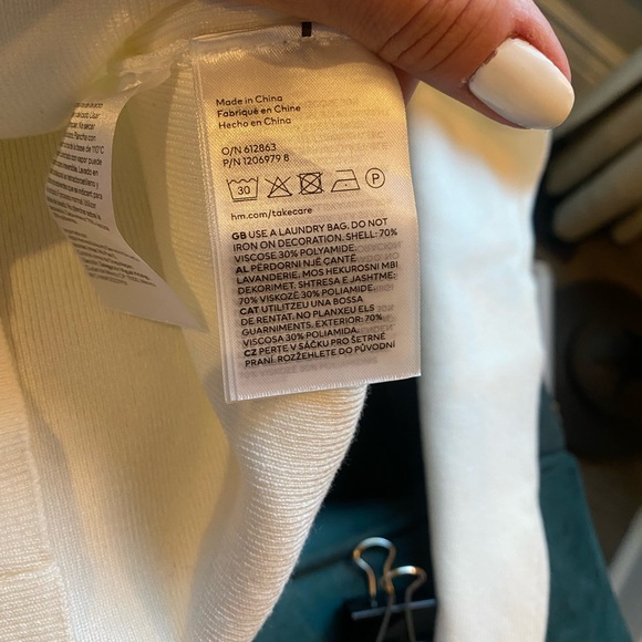 NWT H&M Bead-detail Sweater - Picture 9 of 11